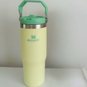 30 oz Flip Straw Stanley cup in shade "Citron"